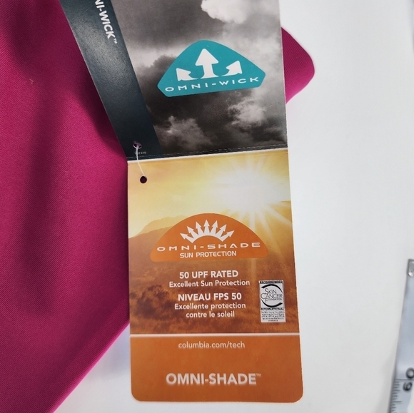 Columbia NWT Sandy Creek Stretch Shorts Magenta Pink Women's XL - Picture 10 of 11